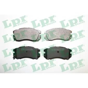 Jeu de 4 plaquettes de frein avant LPR 05P479