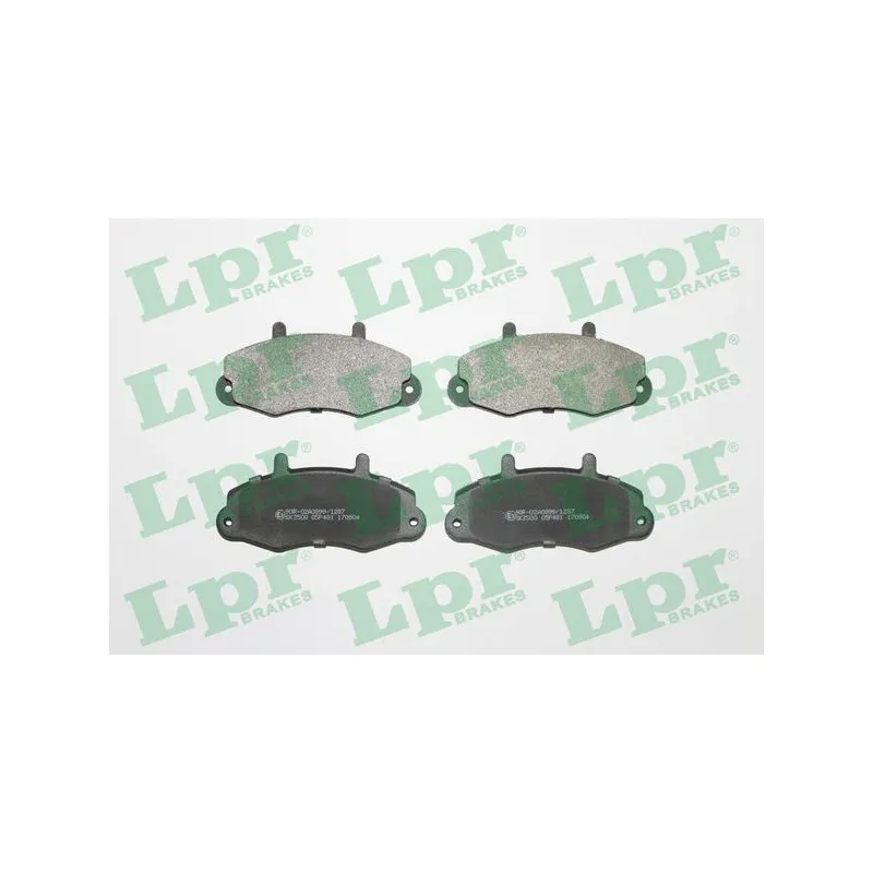 Jeu de 4 plaquettes de frein avant LPR 05P481