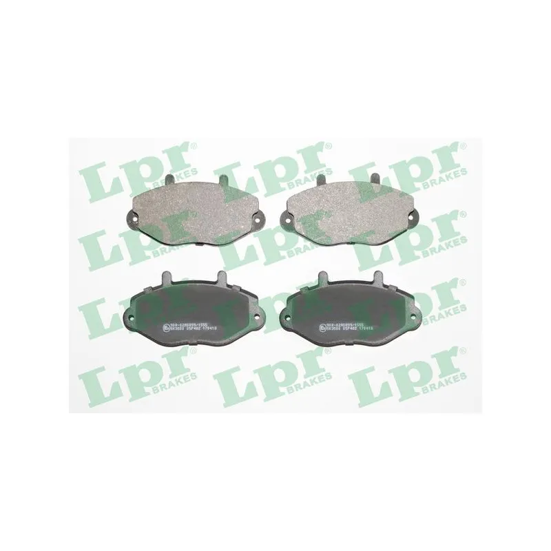 Jeu de 4 plaquettes de frein avant LPR 05P482
