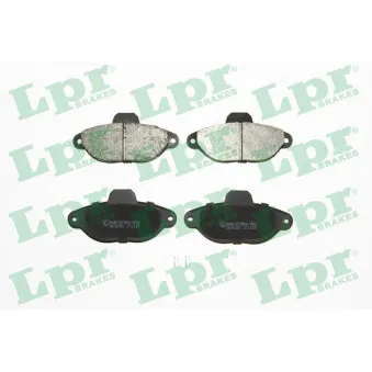Jeu de 4 plaquettes de frein avant LPR 05P483
