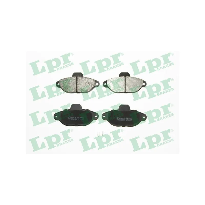 Jeu de 4 plaquettes de frein avant LPR 05P483
