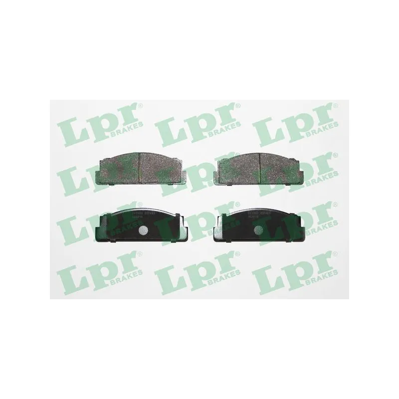 Jeu de 4 plaquettes de frein avant LPR 05P489