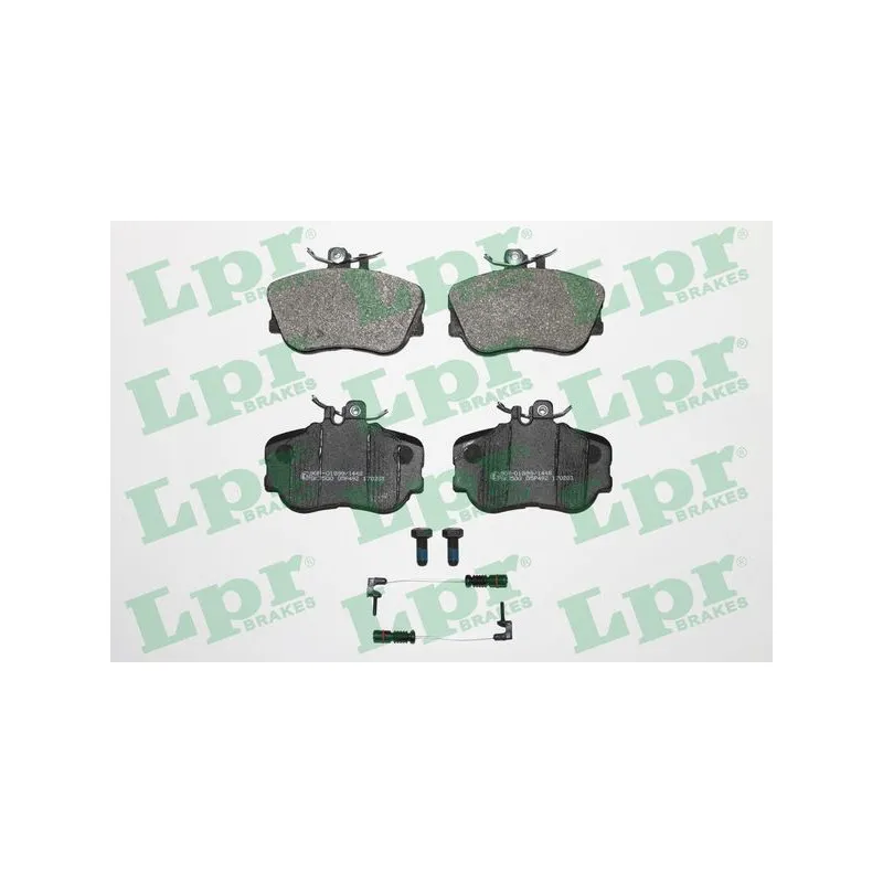 Jeu de 4 plaquettes de frein avant LPR 05P492A