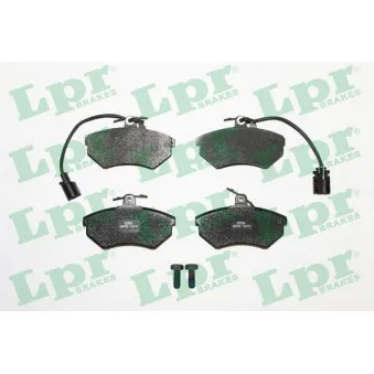 Jeu de 4 plaquettes de frein avant LPR 05P495