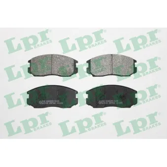 Jeu de 4 plaquettes de frein avant LPR 05P502