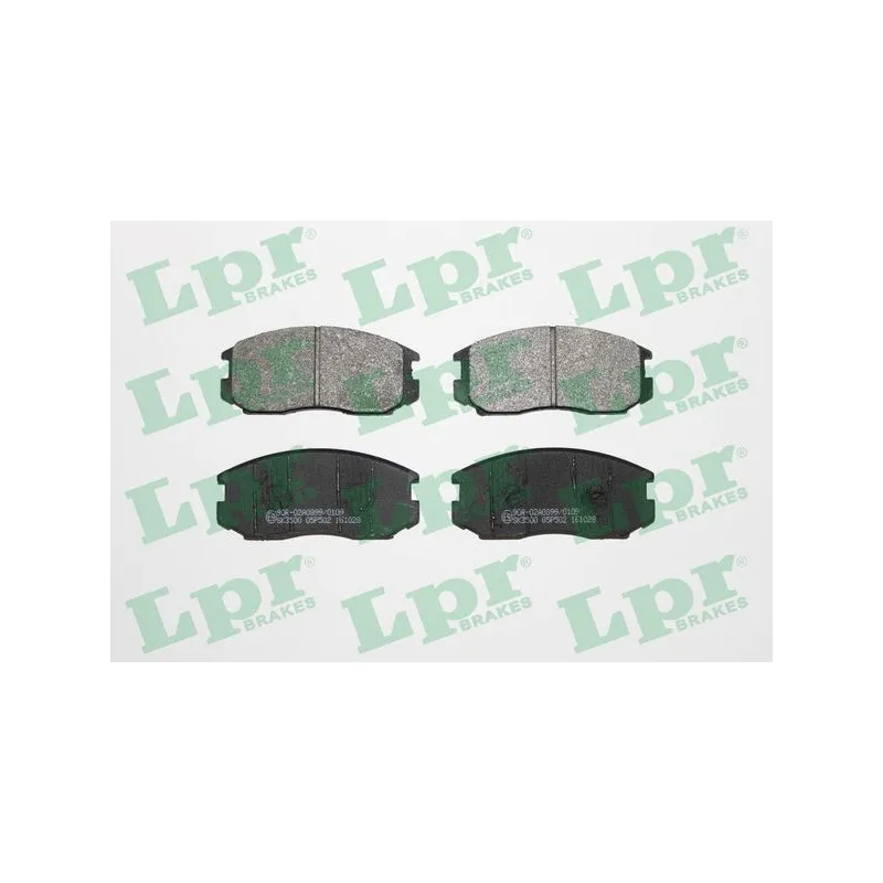 Jeu de 4 plaquettes de frein avant LPR 05P502