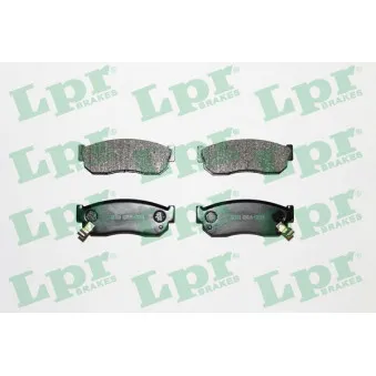 Jeu de 4 plaquettes de frein avant LPR 05P519