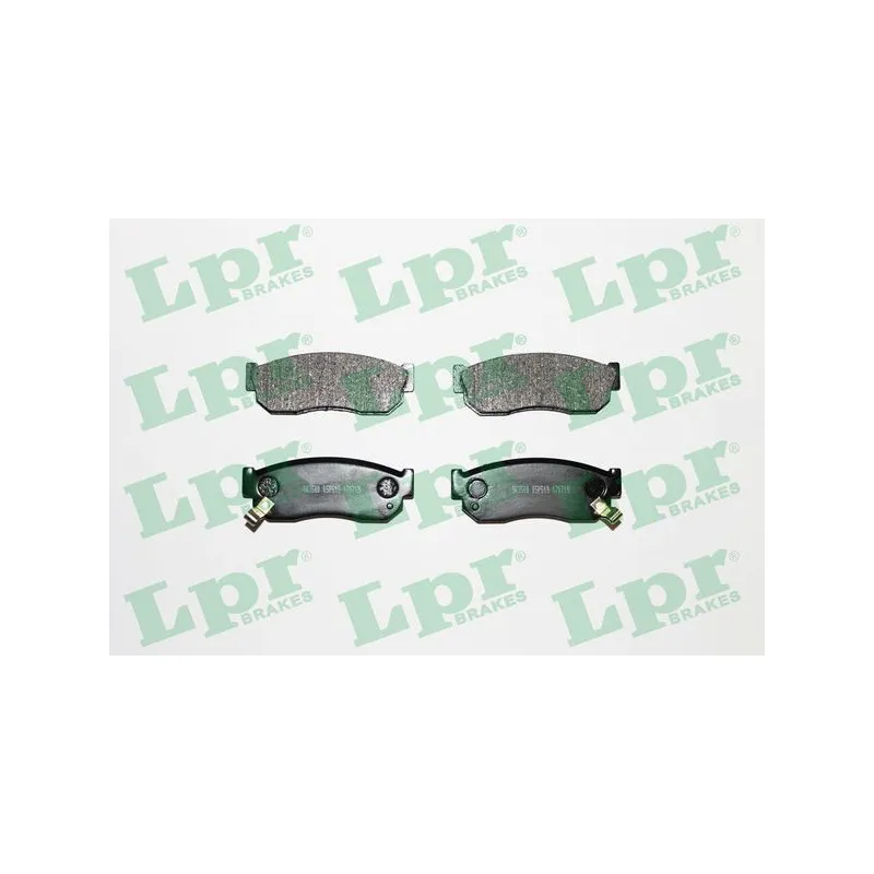 Jeu de 4 plaquettes de frein avant LPR 05P519