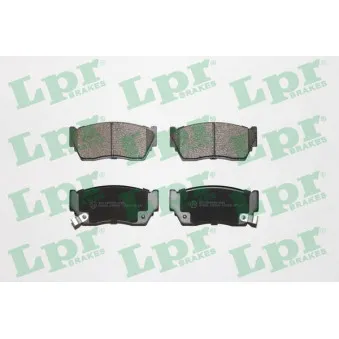 Jeu de 4 plaquettes de frein avant LPR 05P520