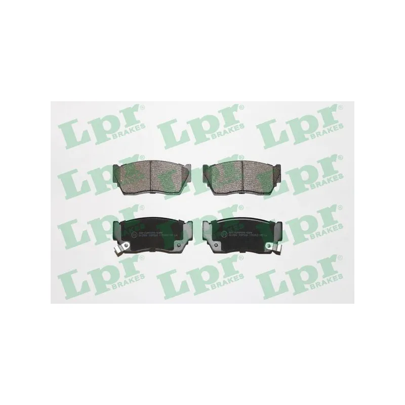 Jeu de 4 plaquettes de frein avant LPR 05P520