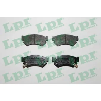 Jeu de 4 plaquettes de frein avant LPR 05P521