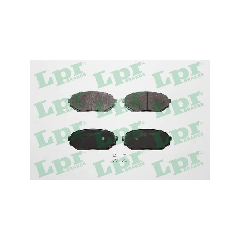 Jeu de 4 plaquettes de frein avant LPR 05P525