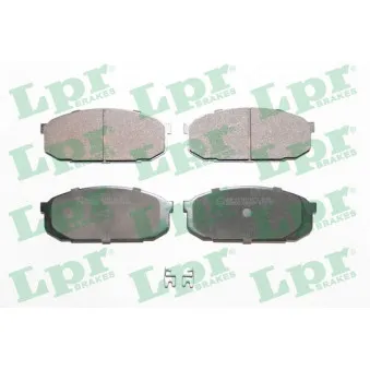 Jeu de 4 plaquettes de frein avant LPR 05P526