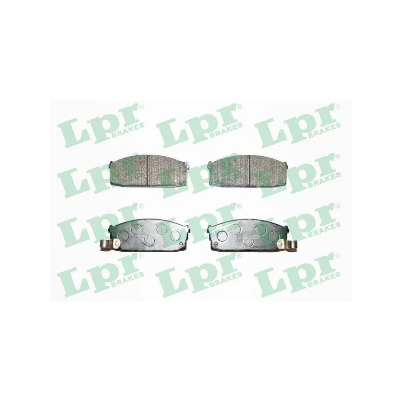 Jeu de 4 plaquettes de frein avant LPR 05P527