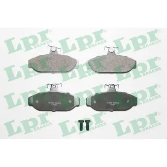 Jeu de 4 plaquettes de frein avant LPR 05P529