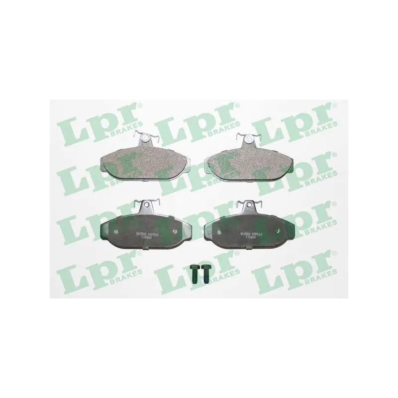 Jeu de 4 plaquettes de frein avant LPR 05P529