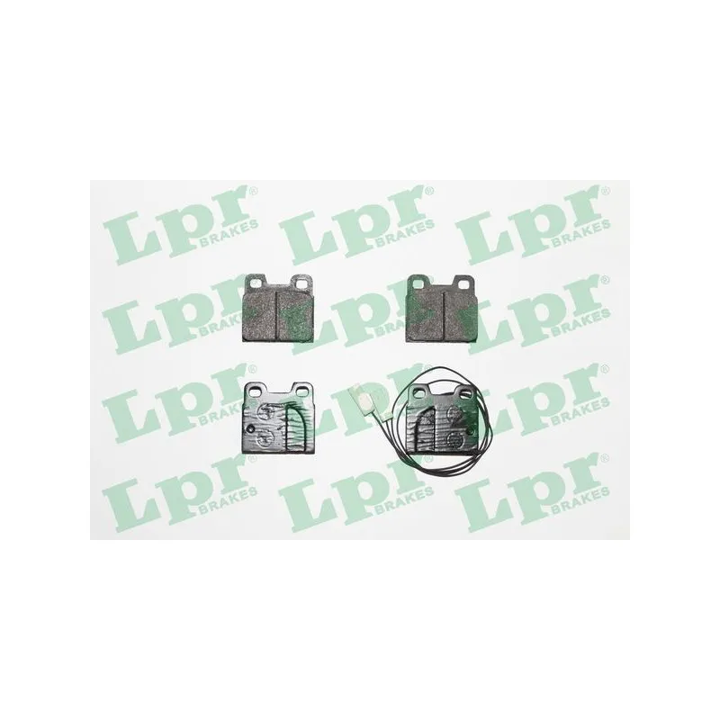 Jeu de 4 plaquettes de frein arrière LPR 05P531