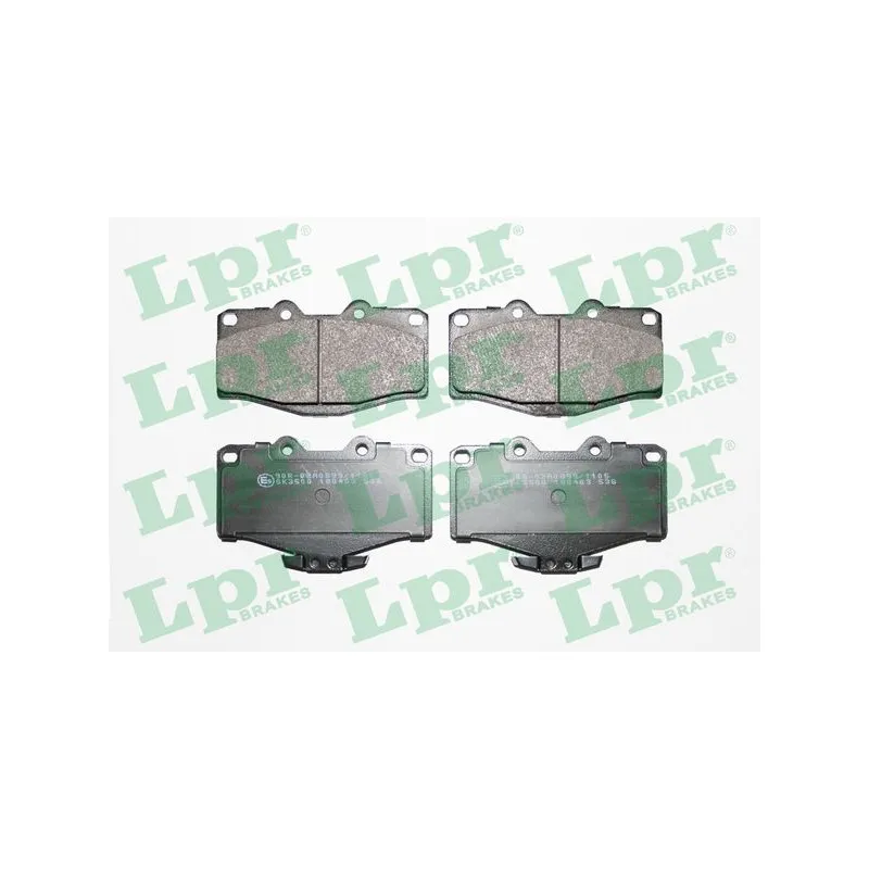 Jeu de 4 plaquettes de frein avant LPR 05P538