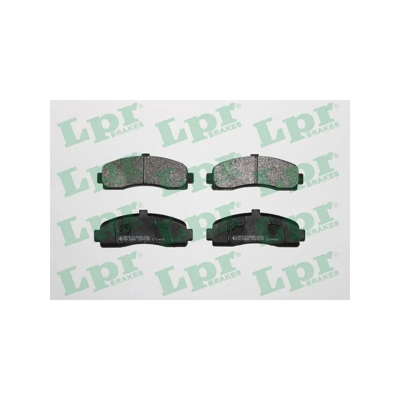 Jeu de 4 plaquettes de frein avant LPR 05P539