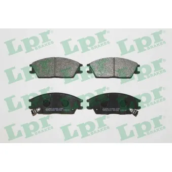 Jeu de 4 plaquettes de frein avant LPR 05P542