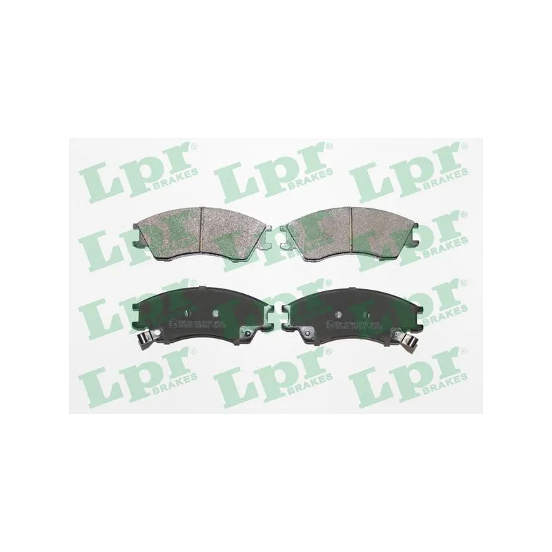 Jeu de 4 plaquettes de frein avant LPR 05P543