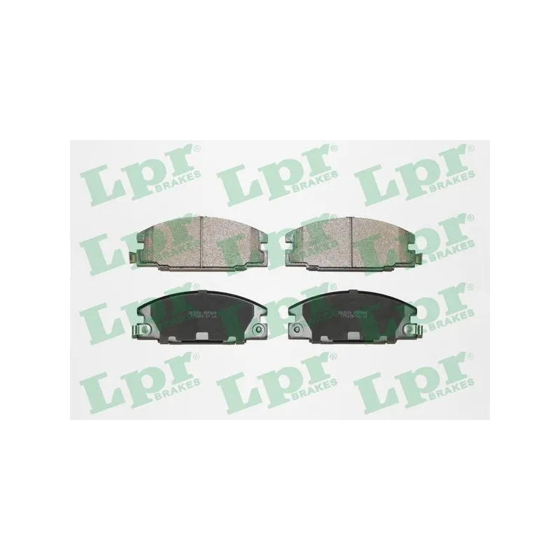 Jeu de 4 plaquettes de frein avant LPR 05P544
