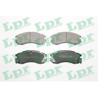 Jeu de 4 plaquettes de frein avant LPR 05P546
