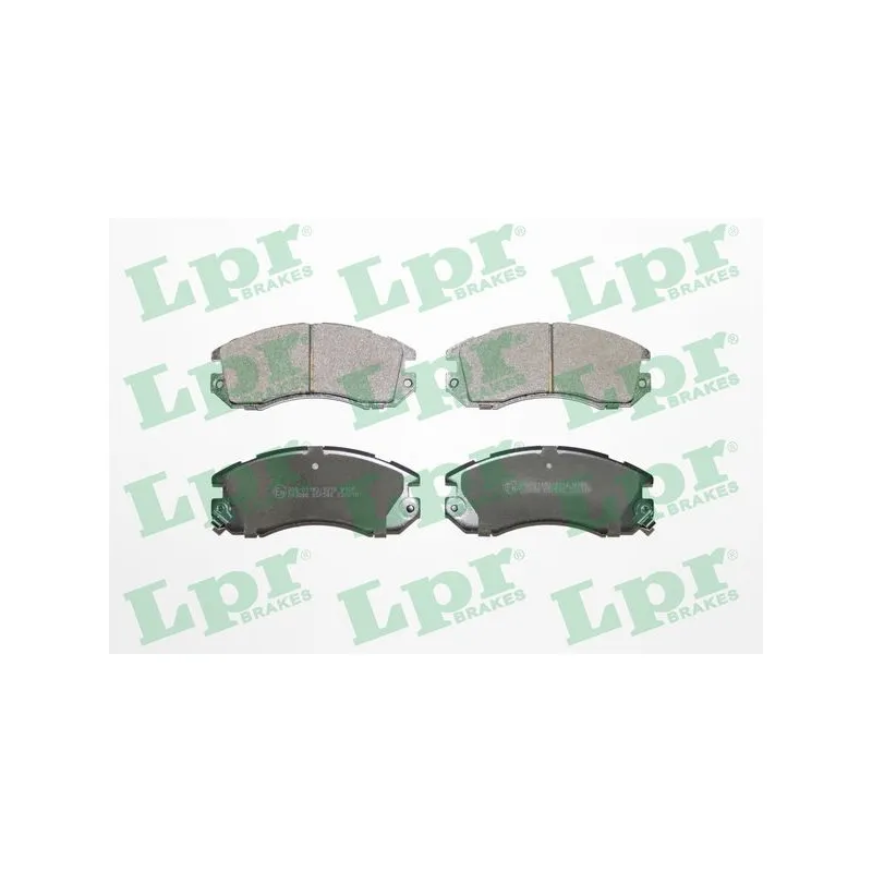 Jeu de 4 plaquettes de frein avant LPR 05P546