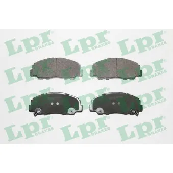 Jeu de 4 plaquettes de frein avant LPR 05P549