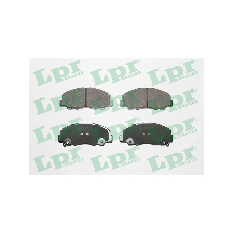 Jeu de 4 plaquettes de frein avant LPR 05P549