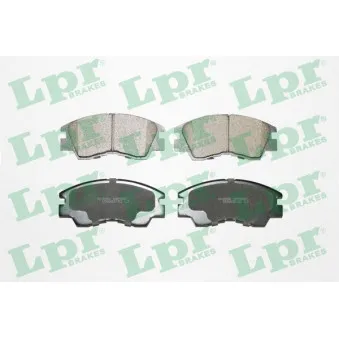 Jeu de 4 plaquettes de frein avant LPR 05P550