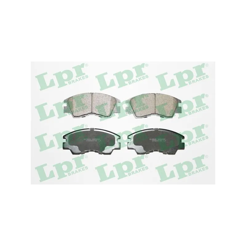 Jeu de 4 plaquettes de frein avant LPR 05P550