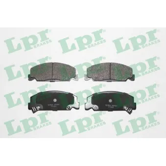 Jeu de 4 plaquettes de frein avant LPR 05P551
