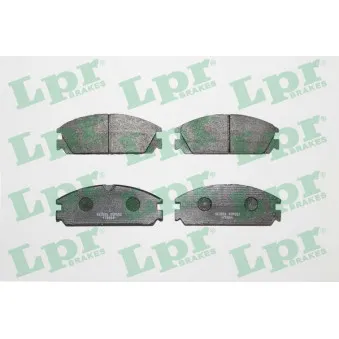 Jeu de 4 plaquettes de frein avant LPR 05P552