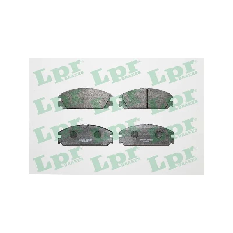 Jeu de 4 plaquettes de frein avant LPR 05P552