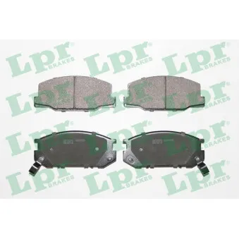 Jeu de 4 plaquettes de frein avant LPR 05P553