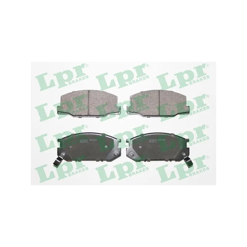 Jeu de 4 plaquettes de frein avant LPR 05P553