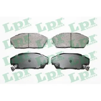 Jeu de 4 plaquettes de frein avant LPR 05P555