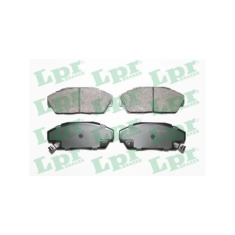 Jeu de 4 plaquettes de frein avant LPR 05P555