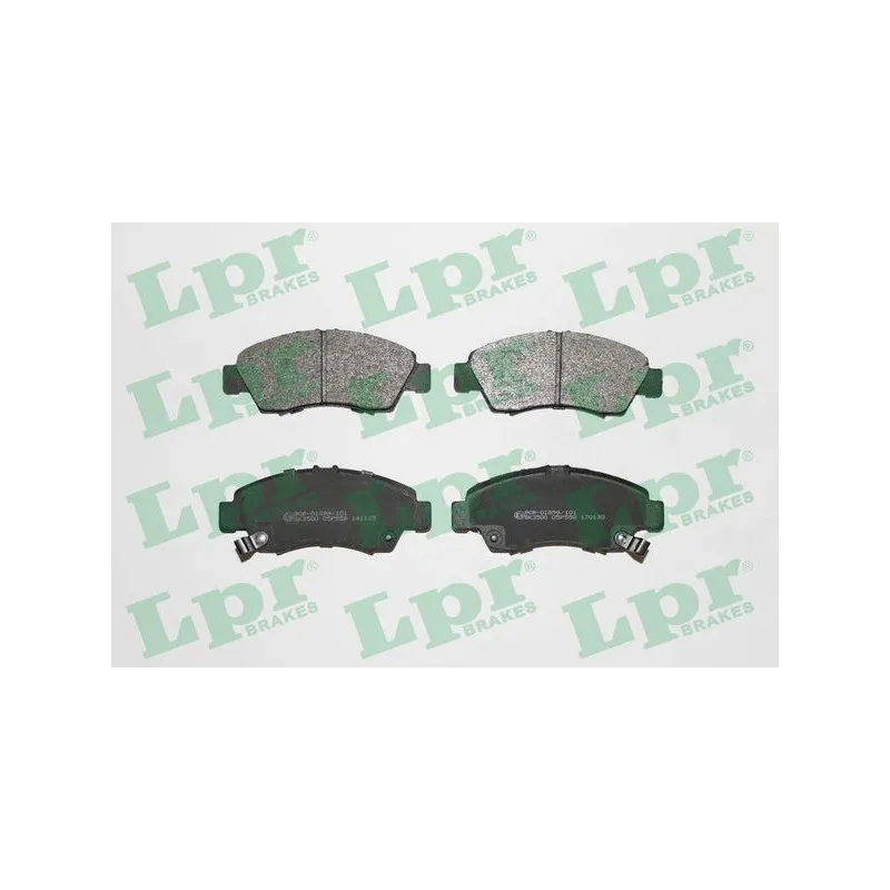 Jeu de 4 plaquettes de frein avant LPR 05P558