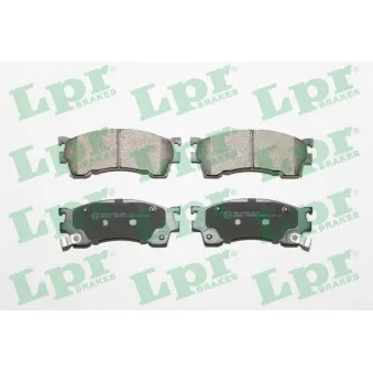 Jeu de 4 plaquettes de frein avant LPR 05P559