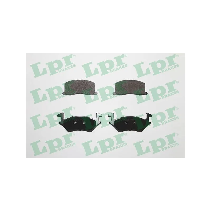 Jeu de 4 plaquettes de frein avant LPR 05P560