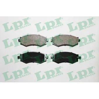Jeu de 4 plaquettes de frein avant LPR 05P563