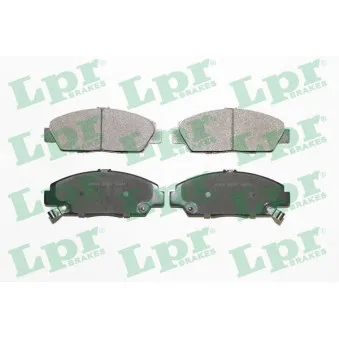 Jeu de 4 plaquettes de frein avant LPR 05P567