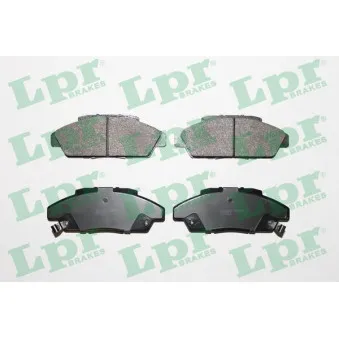 Jeu de 4 plaquettes de frein avant LPR 05P571