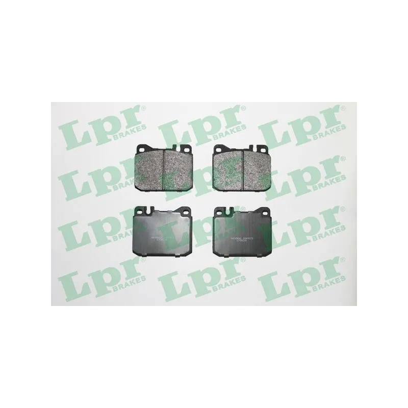 Jeu de 4 plaquettes de frein avant LPR 05P572