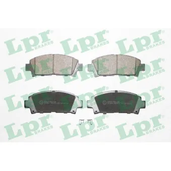 Jeu de 4 plaquettes de frein avant LPR 05P573
