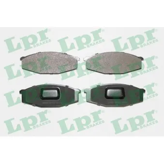 Jeu de 4 plaquettes de frein avant LPR 05P575