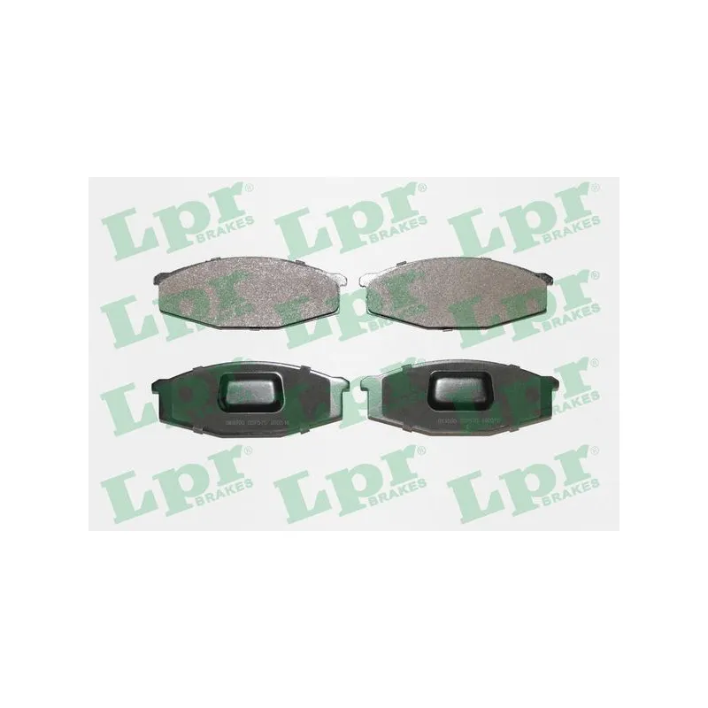 Jeu de 4 plaquettes de frein avant LPR 05P575