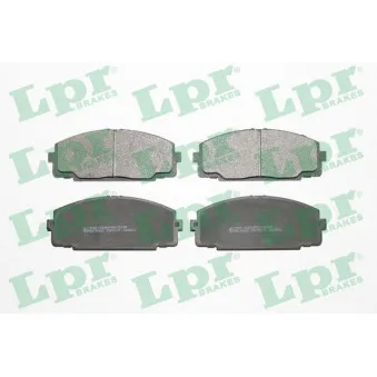 Jeu de 4 plaquettes de frein avant LPR 05P577